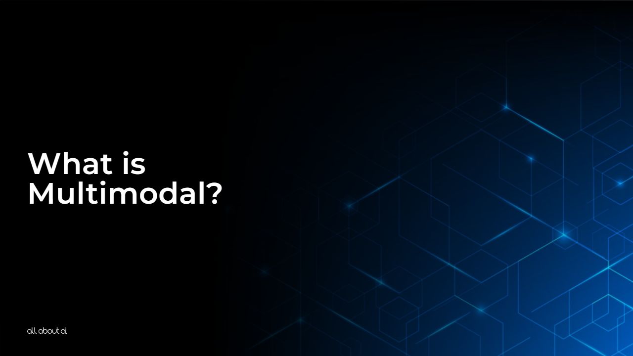 What is Multimodal? All About AI