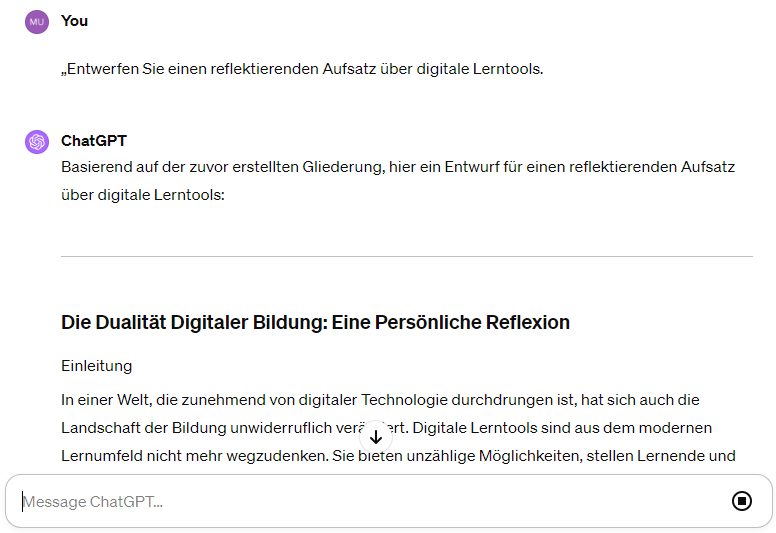 Entwerfen-Sieden-Essay-chatgpt