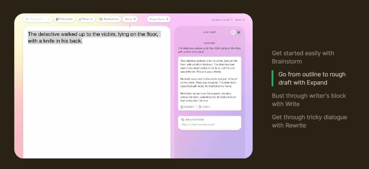 Dicas de Escrita do Sudowrite