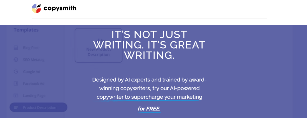 Review-of-Copysmith-AI-copywriting-tool