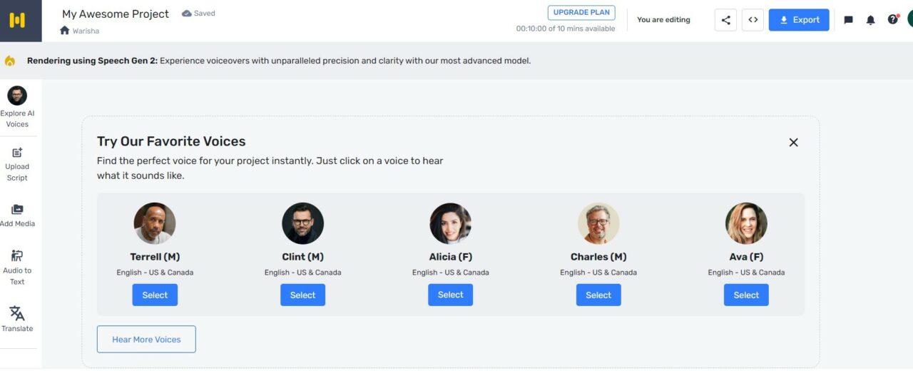 Adding a Video Script