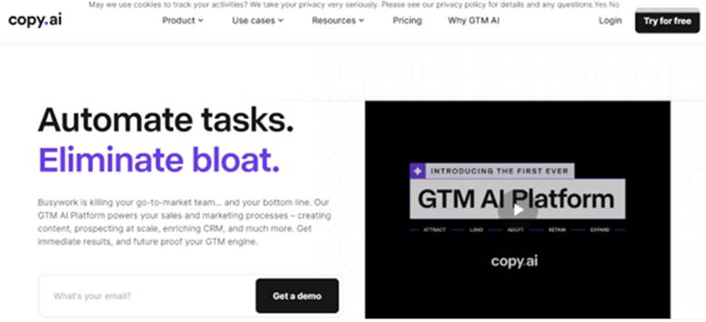 Copy-ai-homepage-highlighting-its-GTM-AI-platform