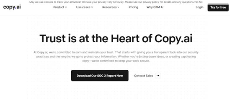 Copy-ai-security-interface-highlighting-encryption-and-compliance-features