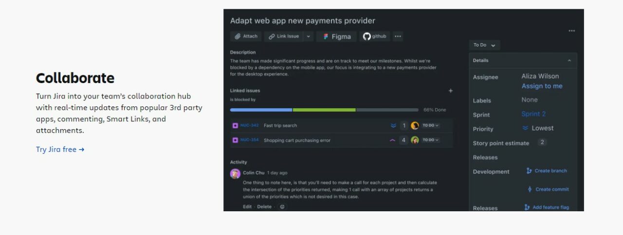 Jira-améliore-la-collaboration-en-équipe-avec-le-chat-en-temps-réel-les-commentaires-et-les-mentions-pour-une-communication-efficace