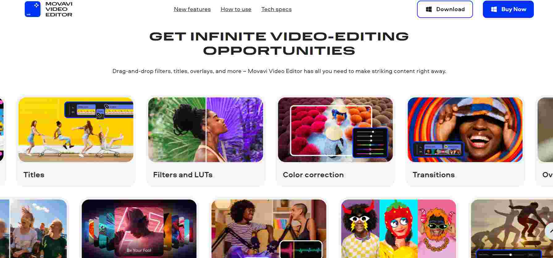 movavi-video-editor-showcasing-title-template-features-and-options
