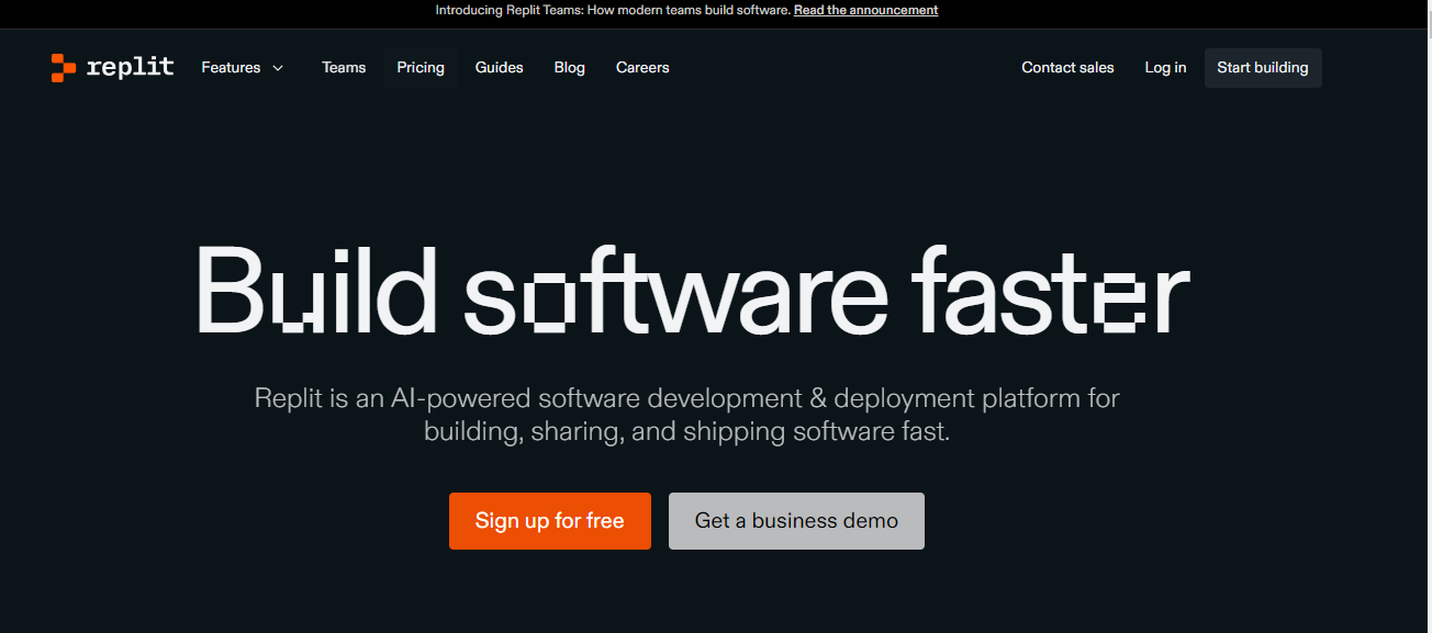Replit Ghostwriter enhances coding efficiency with AI-driven code completion.