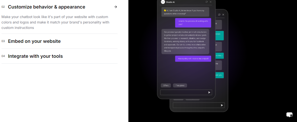 Chatbase-provides-options-to-customize-chatbot-appearance-and-behavior-to-align-with-brand-identity