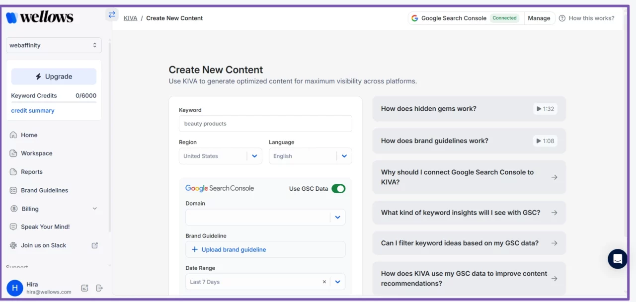 start-keyword-auswählen