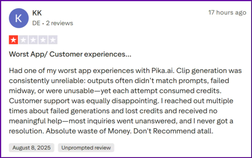 people-reviews-on-pika-ai