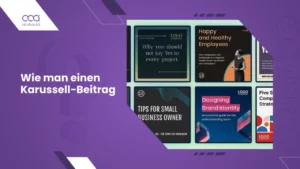 Wie man einen Karussell-Beitrag für Instagram & LinkedIn mit KI in 