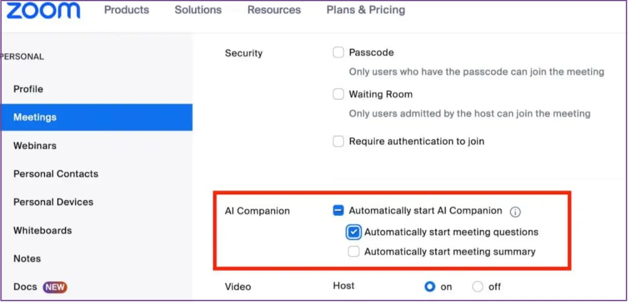 Zoom-AI-Companion-settings