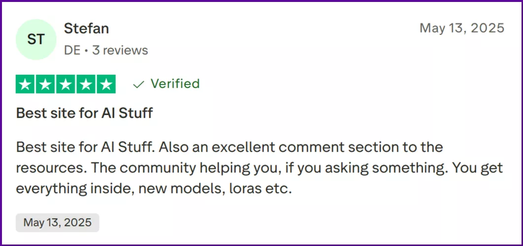 positive-user-rating-of-hugging-face-on-trust-pilot