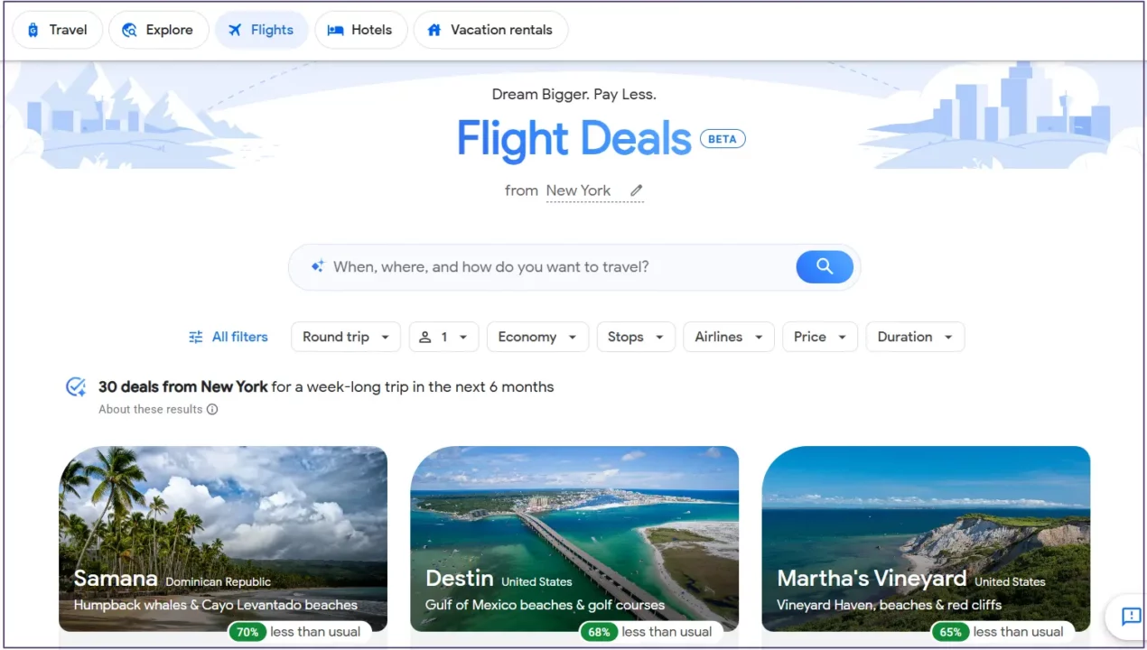 google-flights-angebote-nutzen