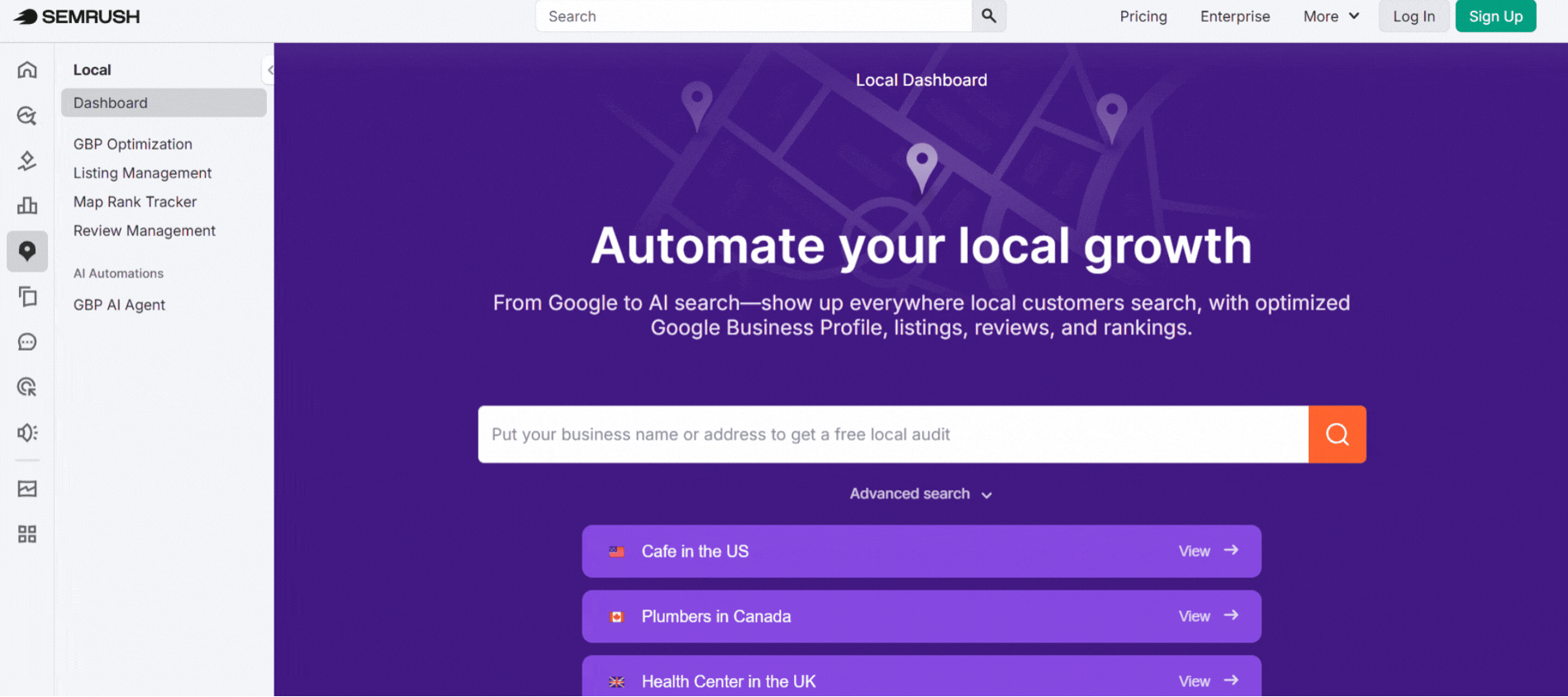 Semrush Local